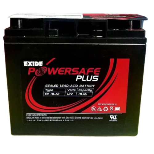 Exide Powersafe Plus Ep18-12 18 Ah Smf Battery - Features: High Quality