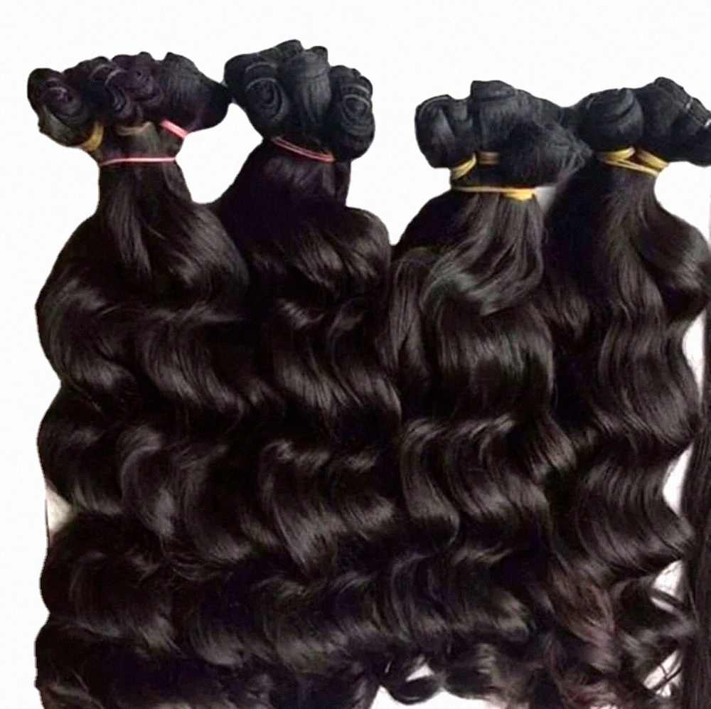 NATURAL AFRO CURLY HUMAN HAIR & BUNDLES