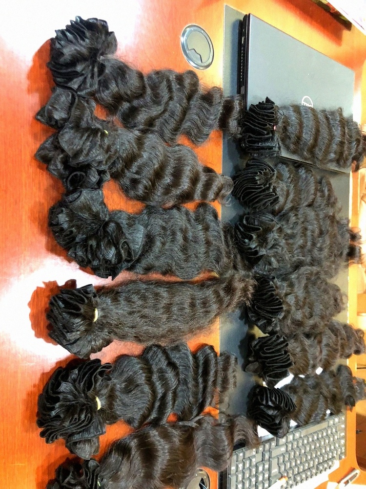 NATURAL WATER WAVE CURLY HAIR IN WHOLESALE PRICE