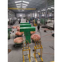 Upward Copper Casting Machine - Color: Green
