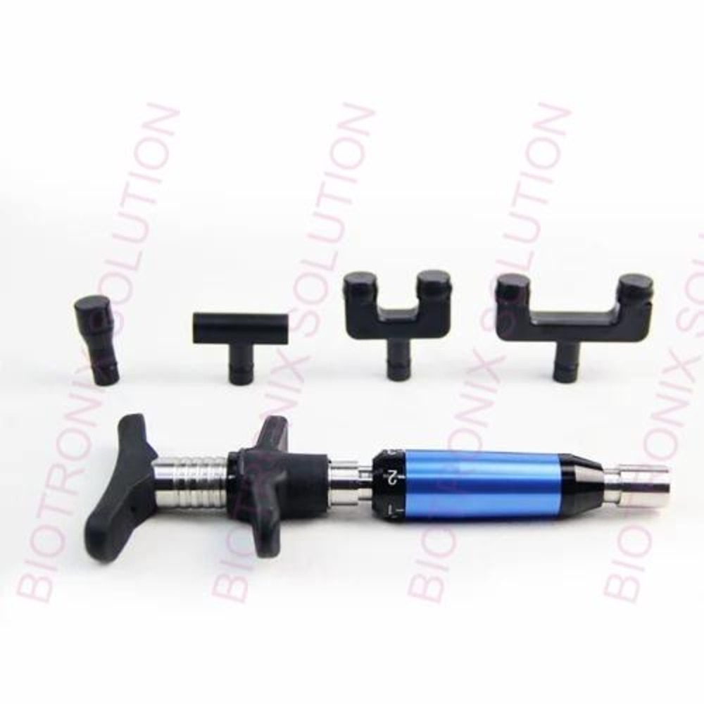 4 Heads Manual Chiropractic Adjustment Tool Deep Tissue Spine Massager