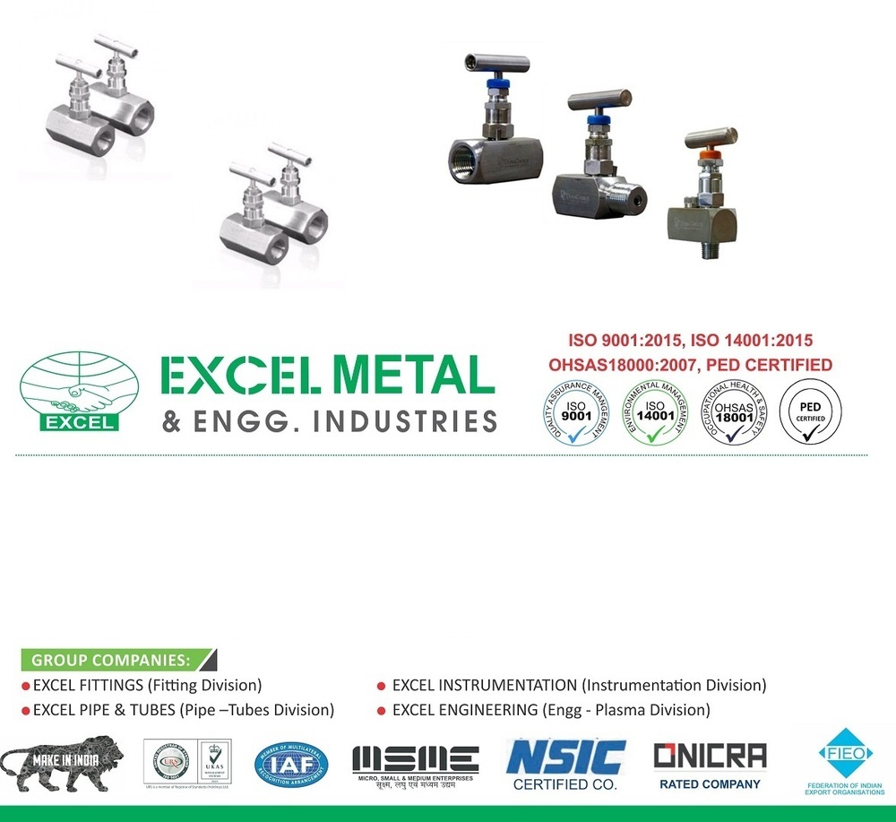 Carbon Steel Needle Valve - Color: Sliver