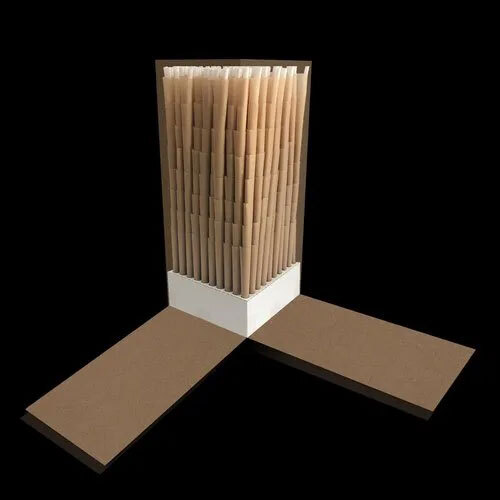 Bongchie Pre Rolled Smoking Cones Tower Box Packaging - Color: Brown