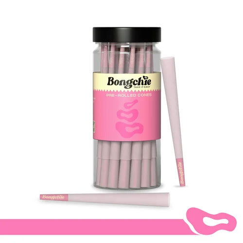Bongchie Pink Perfect Roll Jar of 50