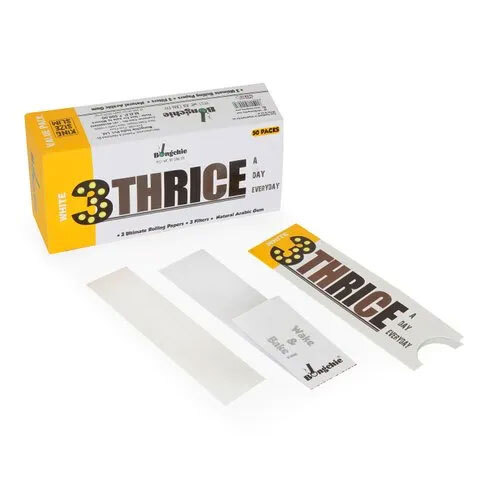 Bongchie Thrice A Day White Ciga rette Smoking Rolling Paper