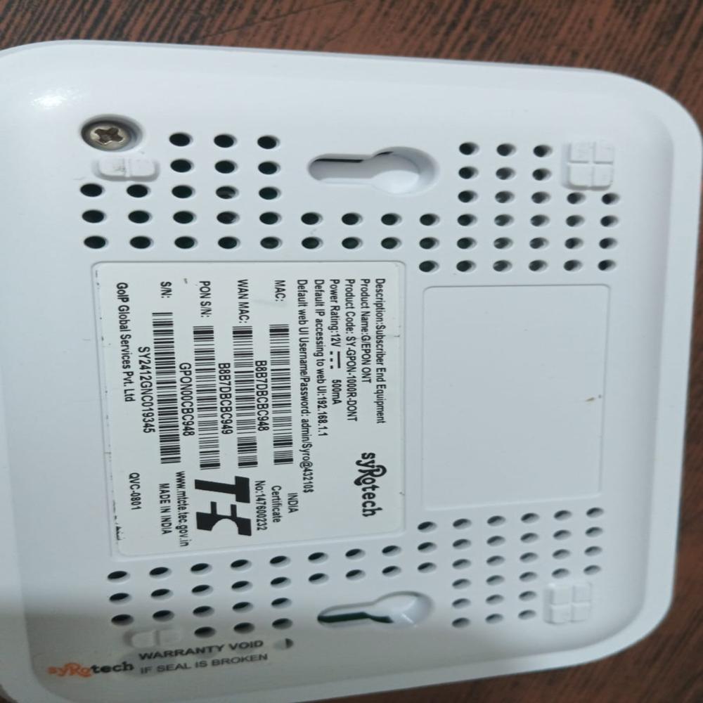 Sy 1000r Onu - Capacity: 20 Pcs/hr