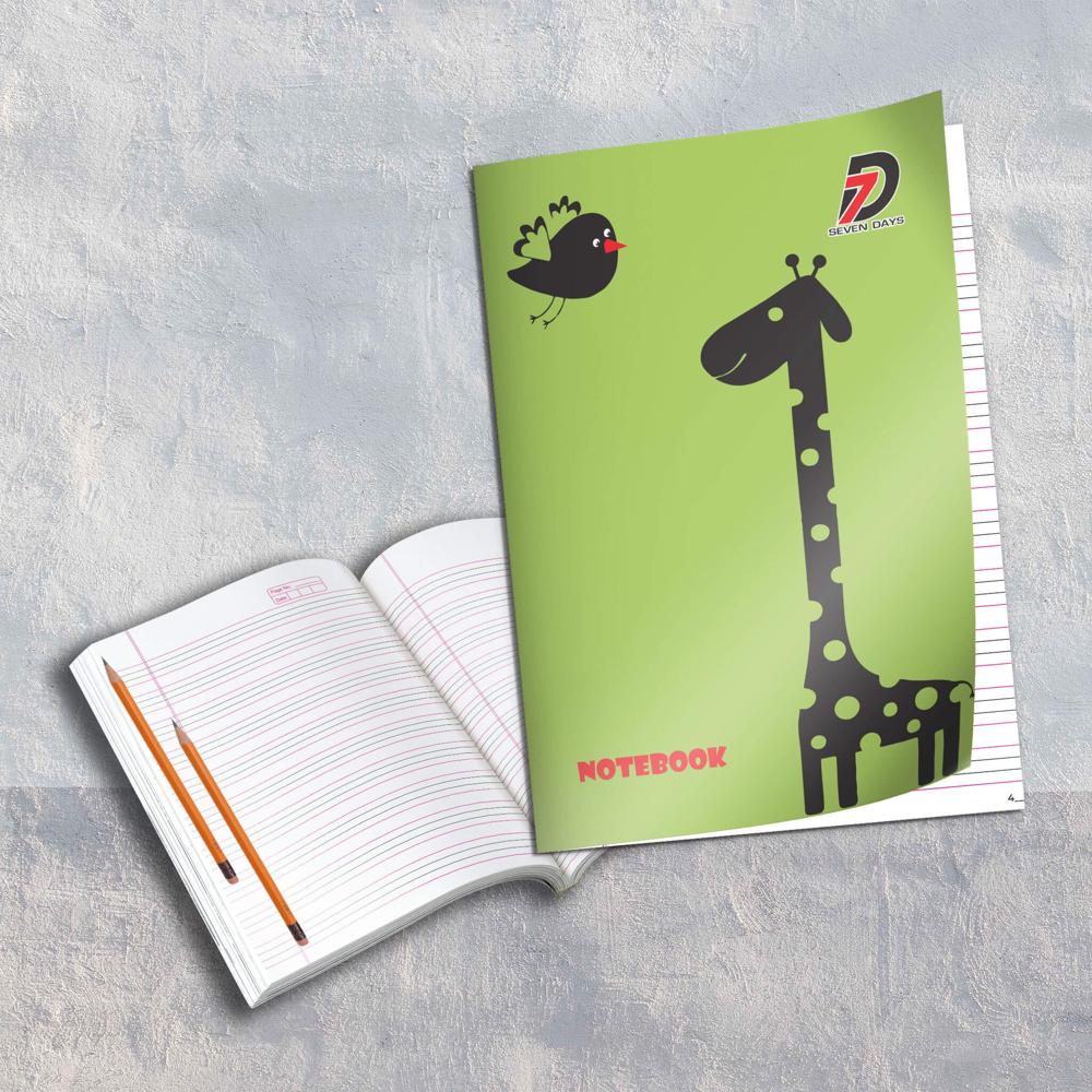 Notebook Single Line Ruling 40 Pages - Binding: Center Stitched