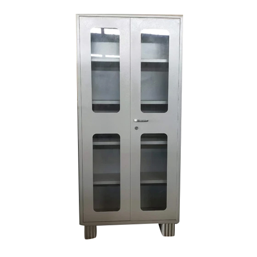 Steel Glass Door Office Almirah - Assembly: No Assembly Required