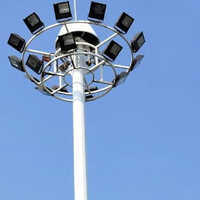 15 Meter GI High-Mast Lighting Pole