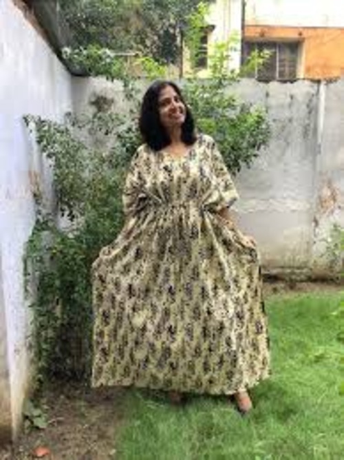 Women Designer Cotton Kaftan - Color: All Colour Available