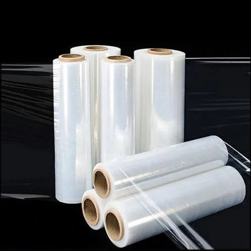 Printed Stretch Wrap Films - Width 20 Inch, Thickness 0.50 Mm, Transparent | Customized Sizes, Soft Hardness, Multi-layer Lamination, 320 Mtr Film Length