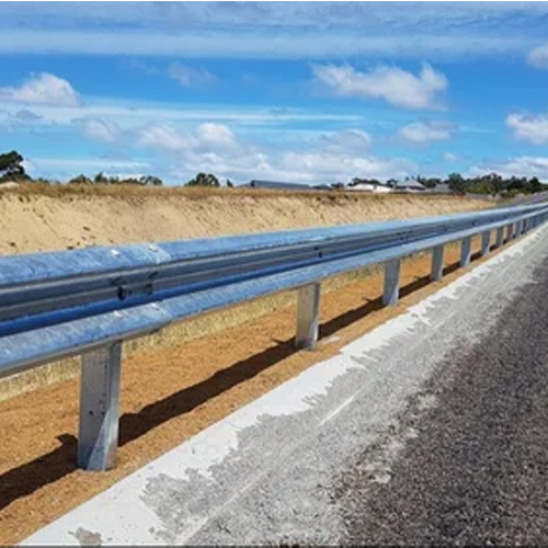 Metal Beam Crash Barrier