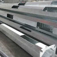 Gi Octagonal Pole 9 Mtr - Color: Silver