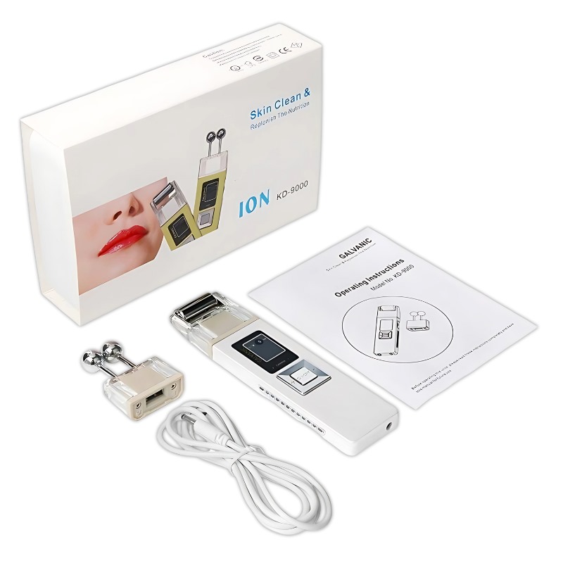 Kostech Mini Portable Galvanic Microcurrent Eye Massager Wrinkle Dark Circles Instrument - Color: White