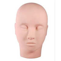 Kostech Mannequin Head For Makeup Practice - Color: Pink