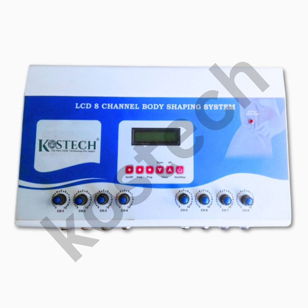 Ems Body Shaper 8 Channel Machine - Color: White & Blue