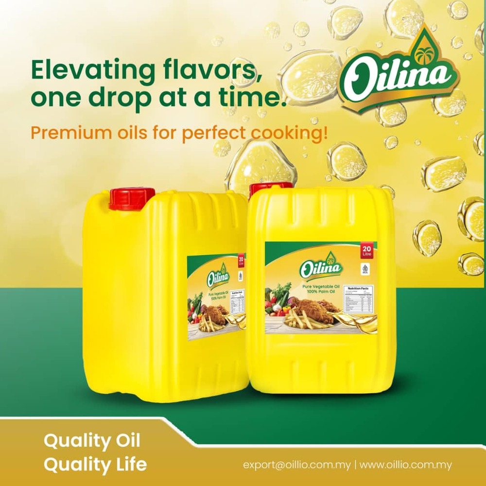 Better Quality Olein Vegetable Cooking Oil + Vitamin A With 100% Pure Palm Oil Jerry Can 10l