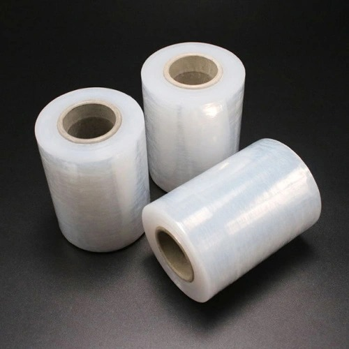 Lldpe Stretch Film Roll - 320 Mtr Length, 50 Micron Thickness, 100 Mm To 900 Mm Width | Soft Multi-layer Oxo-biodegradable, Custom Sizes Available