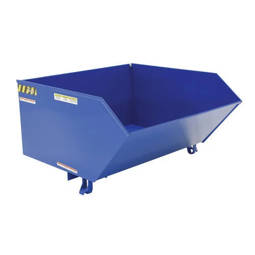 Stainless Steel 304 Hopper - Color: Blue