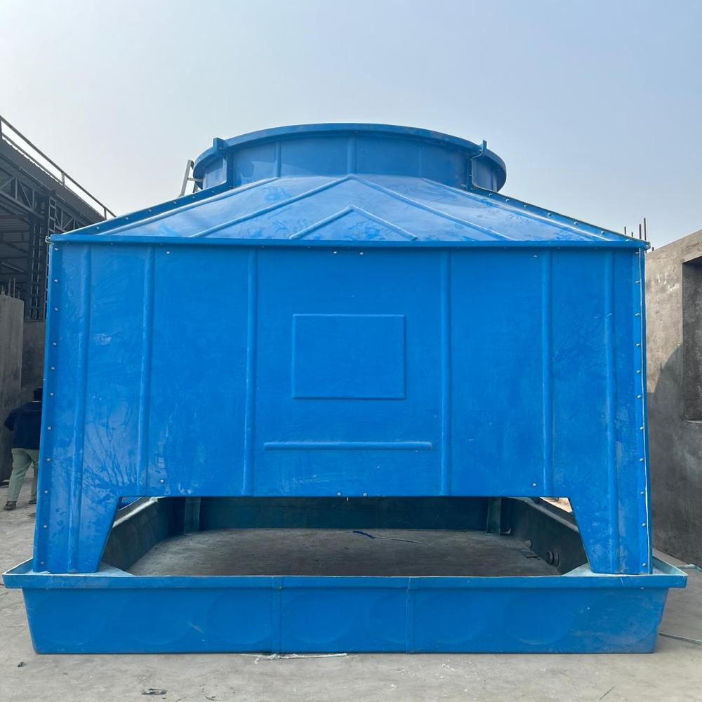 Cooling Tower - Metal, Standard Size, Blue | 1-year Warranty, Industrial Usage, Efficient Evaporation & Heat Transfer Design