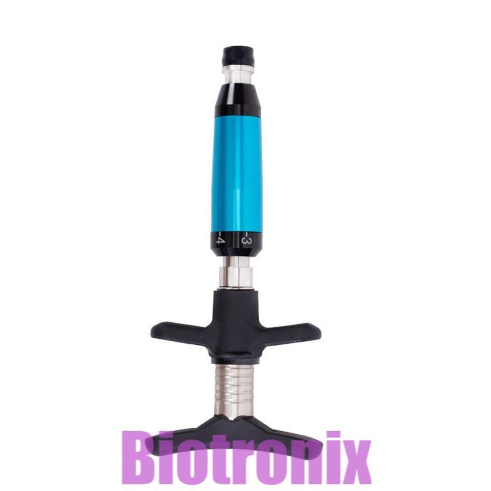 Non-electric Manual Chiropractic Adjusting Instrument With Four Heads For Muscle Relief