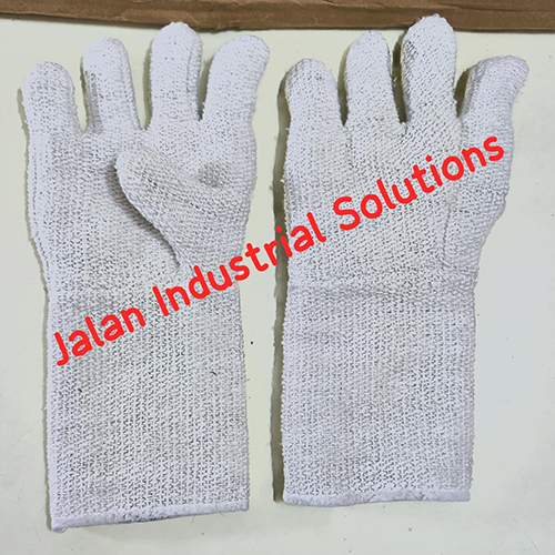 Asbestos Hand Gloves - Color: White