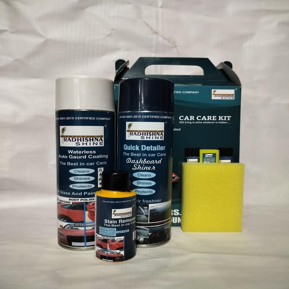 RADHISHNA SHINE CAR CARE KIT FOAM BASE BIG