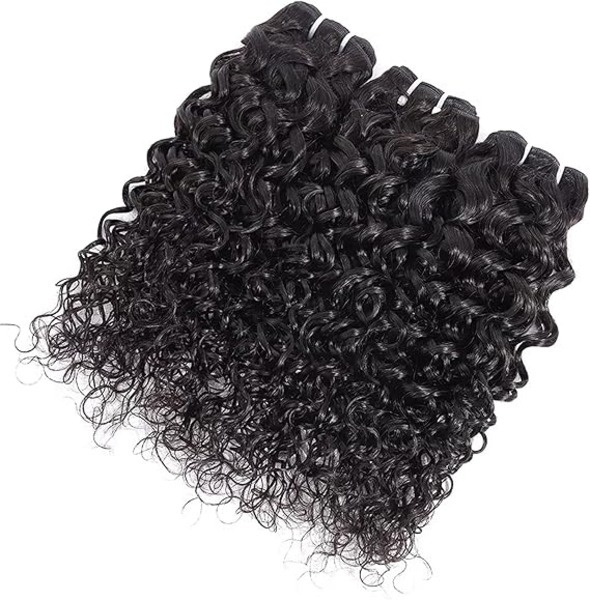 Brazilian Hair Bundle Deep Wave Human Hair 3 Bundles 10 12 14 Inch 100% Unprocessed Virgin Human Hair Extensions