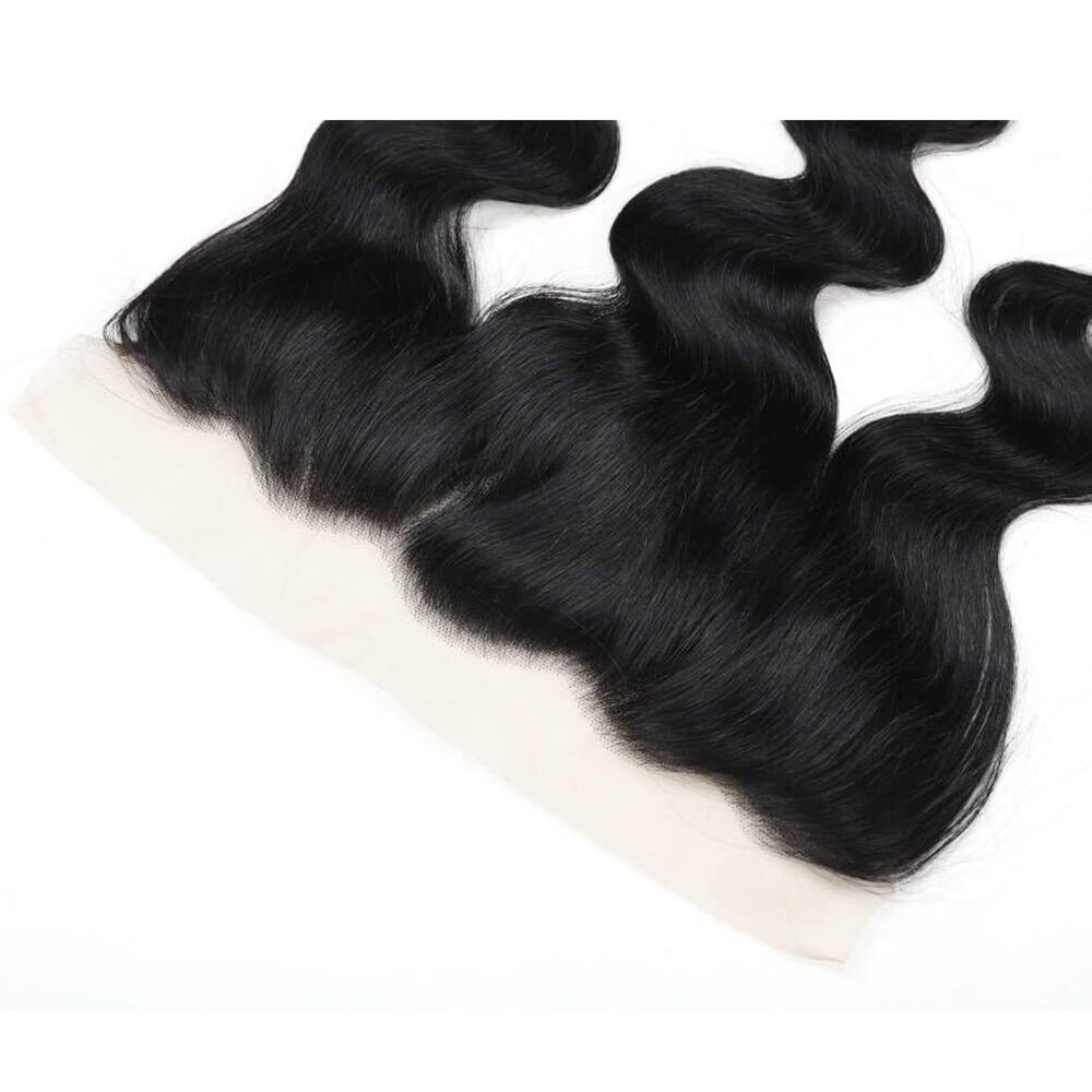 Brazilian Body Wave Transparent Lace Frontal Closure 100% Remy Hair