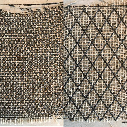 Colourful Laminated and Printed Jute Fabric