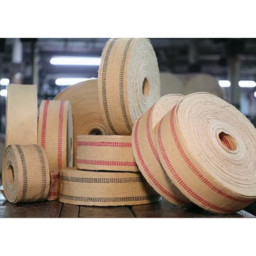 Jute Webbing - Jute, 25mm-50mm Width, Beige Color, 2-5mm Thickness | Versatile For Crafts, Gardening, Binding, Decor, Horse Riding, Macrame