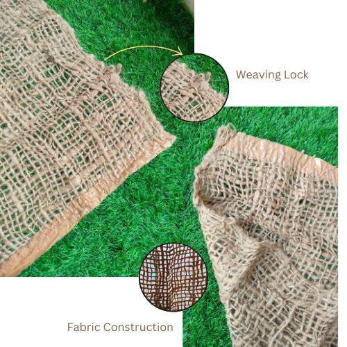 Jute Geotextile - Jute Fiber, 100-500 Gsm, Beige | High Tensile Strength, Biodegradable, Ideal For Erosion Control And Soil Stabilization