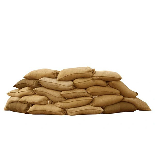 Sand Bag - Biodegradable Jute Fabric, Variable Dimensions For Flood Control | High Breathability, Double Stitched, Eco-friendly Solution