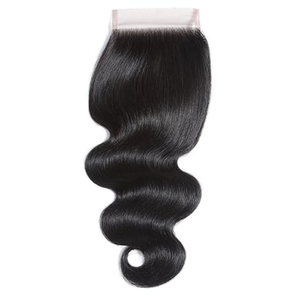 Swiss Lace Closure Brazilian Body Wave Virgin Human Hair 4x4 Lace Closure 130% Density (16inch )