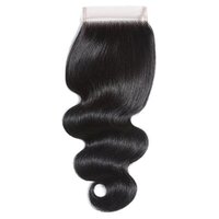 Swiss Lace Closure Brazilian Body Wave Virgin Human Hair 4x4 Lace Closure 130% Density (16inch )