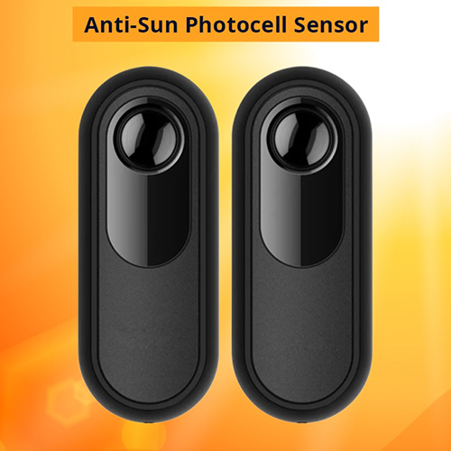 Anti-Sun Photocell Sensor - Color: Black