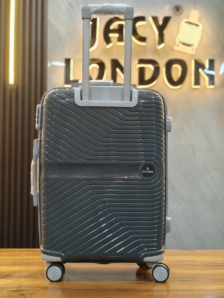DARK GREY  2 PCS set trolley bag
