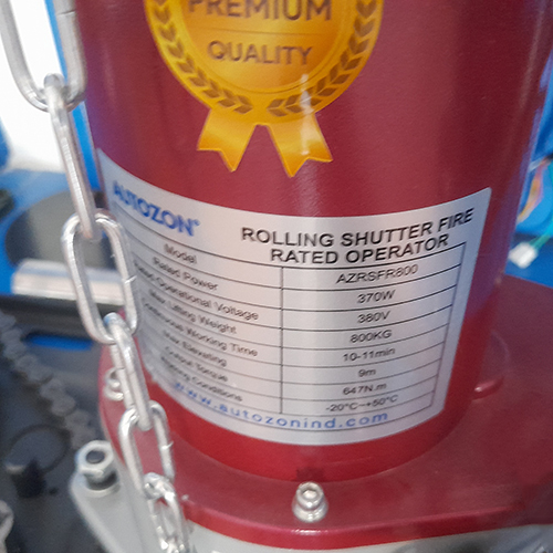 800Kg Rolling Shutter Motor - Color: Red