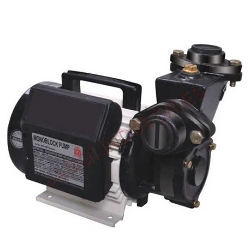 Domestic Self Priming Monoblock Pumpset - Color: Black And Silver