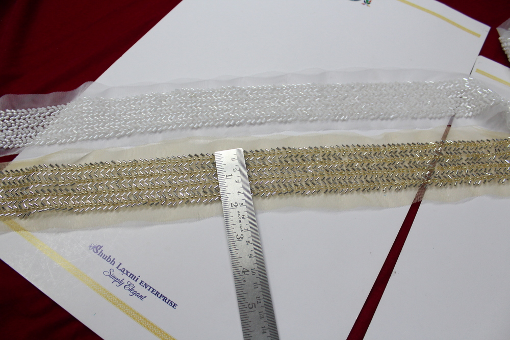 Cutdana Lace Border