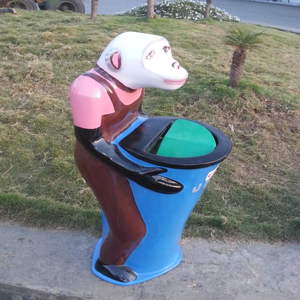 Frp Penguin Dustbin - Capacity: 70 Ltr
