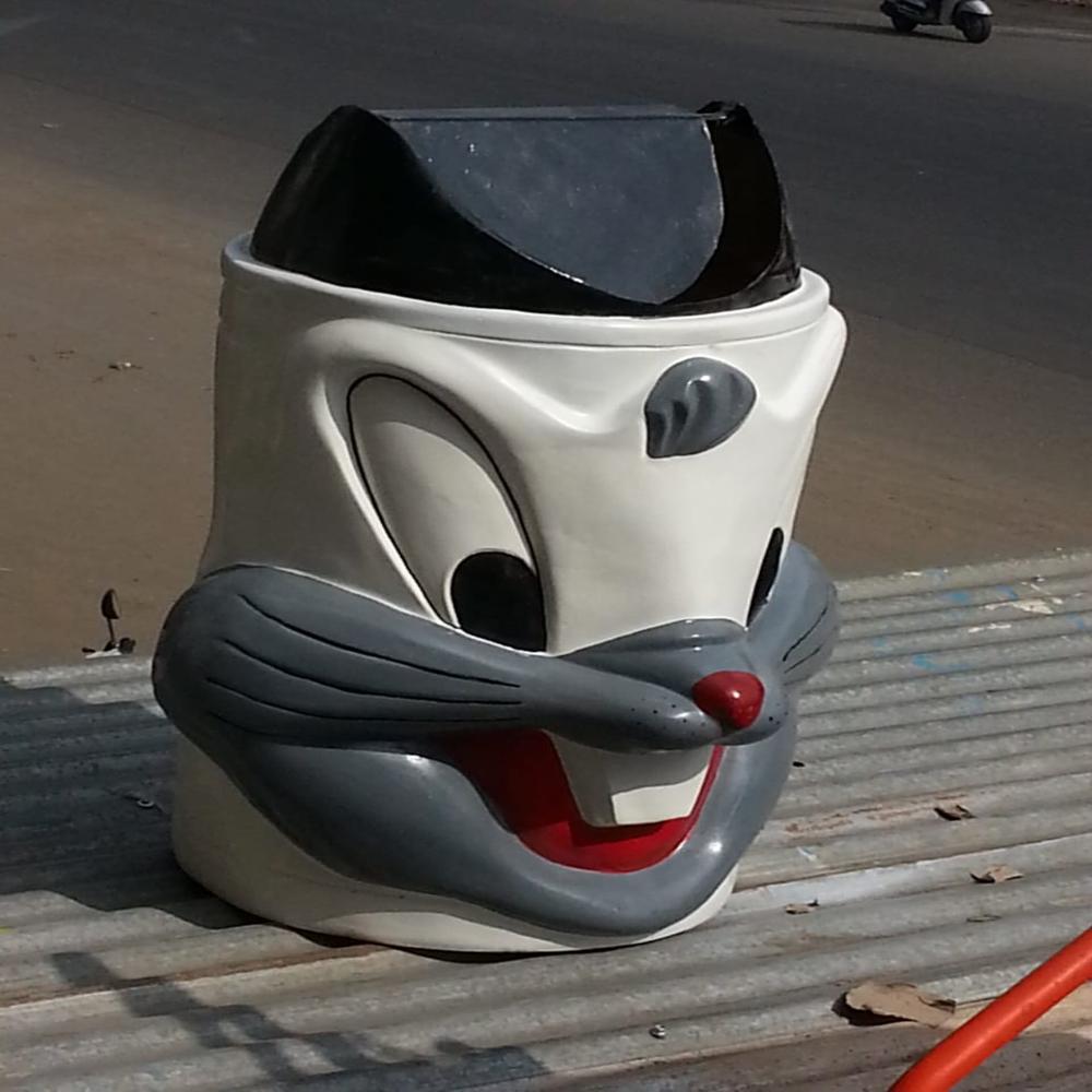 Frp Penguin Dustbin - Capacity: 70 Ltr
