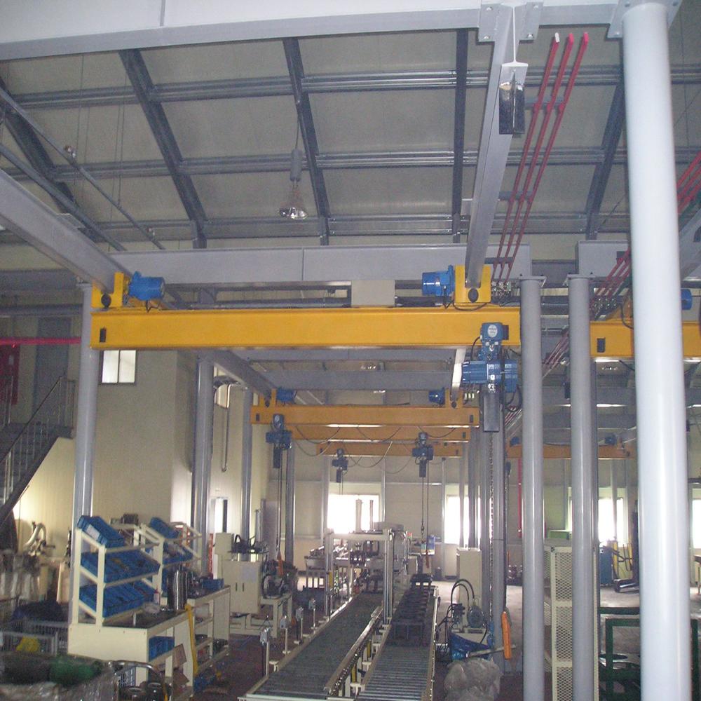Underslung Overhead Travelling Crane - Color: Golden Yellow
