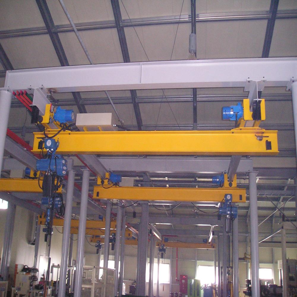 Underslung Overhead Travelling Crane - Color: Golden Yellow