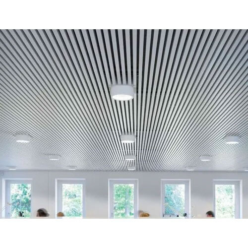 Aluminum Baffle Ceiling - Application: Industrial