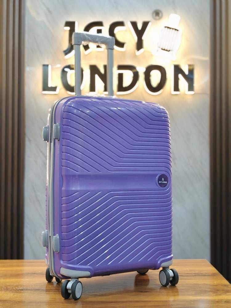 PURPLE 2 PCS set trolley bag
