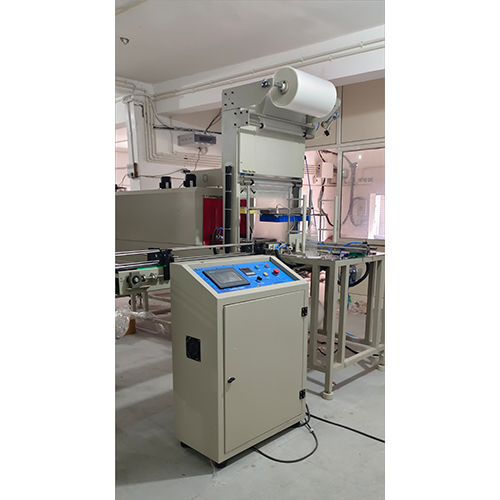 Automatic Shrink Wrapping Machine - Color: Silver