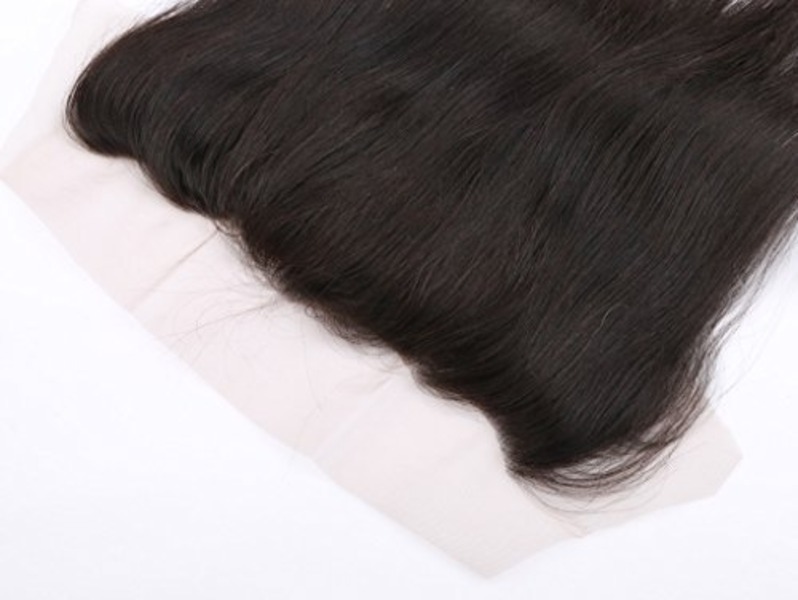 Lace Frontal Straight Closure 13x4 Free Part with Baby Hair  Virgin Human Hair Extension