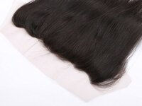 Lace Frontal Straight Closure 13x4 Free Part with Baby Hair  Virgin Human Hair Extension