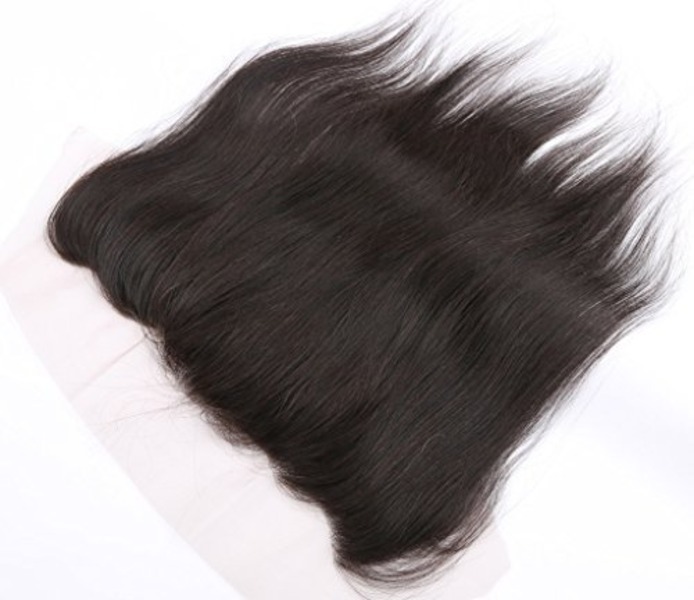 Lace Frontal Straight Closure 13x4 Free Part with Baby Hair  Virgin Human Hair Extension